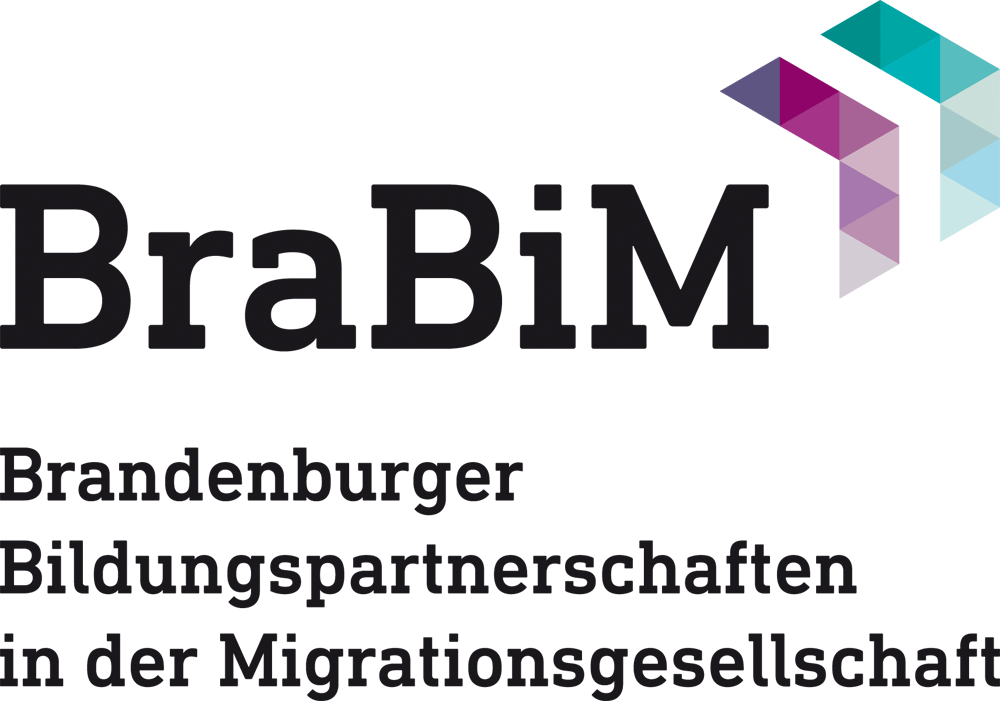 Projektlogo Brandenburger Bildungspartnerschaften in der Migrationsgesellschaft
