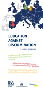 Flyer "Education against Discrimination"