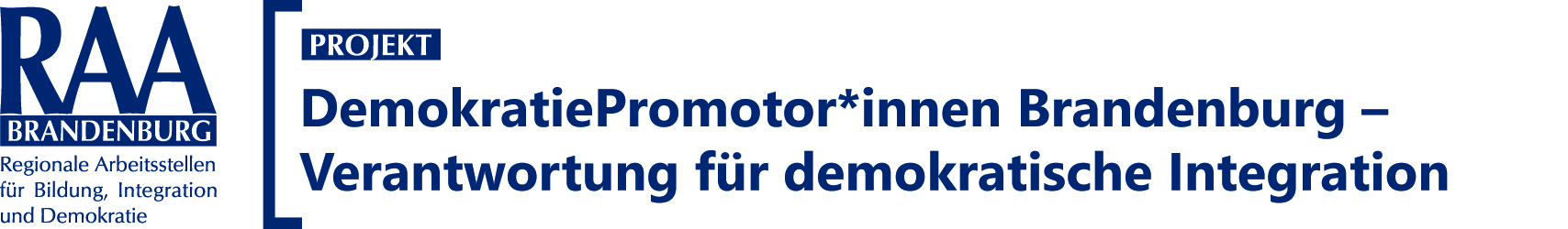 Logo DemokratiePromotor*innen Brandenburg 
